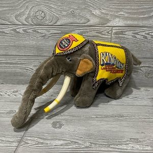 Vintage Ringling Brothers Barnum & Bailey Plush Large Elephant 1990s